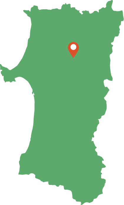 北秋田市阿仁小様 所在地
