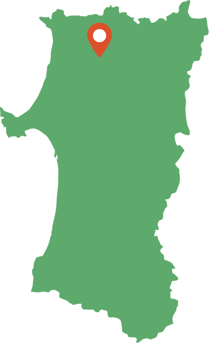 北秋田市前山 所在地
